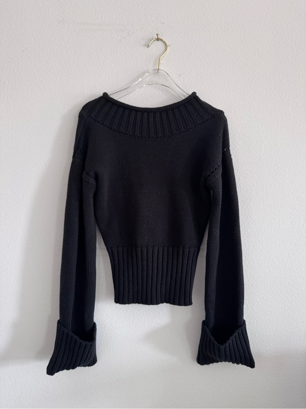 J Crew The Rollneck by BUCI In Black Size XS